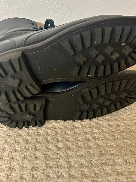 Allen Edmonds Chapman Men's Black Leather Lace-Up Combat Boot 10.5 - Picture 5 of 8